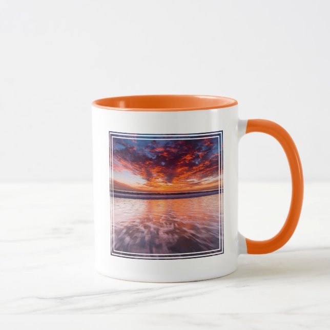 Sunset Over The Channel Islands Mug (Right)