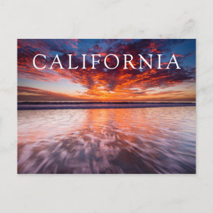 Sunset Over The Channel Islands Postcard