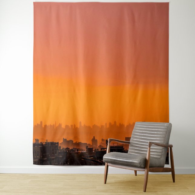 Sunset over the city tapestry (In Situ)