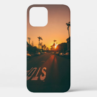 Sunset over the horizon iPhone 12 case