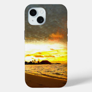 Sunset Over the Maldives iPhone 15 Case