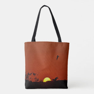 Sunset Over The Marsh Tote Bag