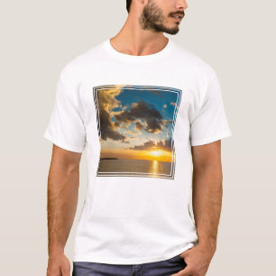 Sunset Over The Ocean, Fiji T-Shirt