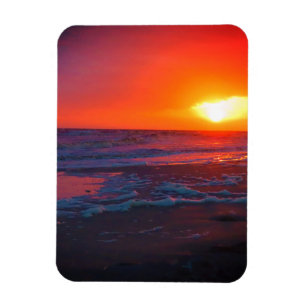 Sunset over the Ocean Magnet