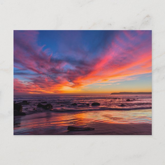 Sunset over the Pacific from Coronado 2 Postcard (Front)