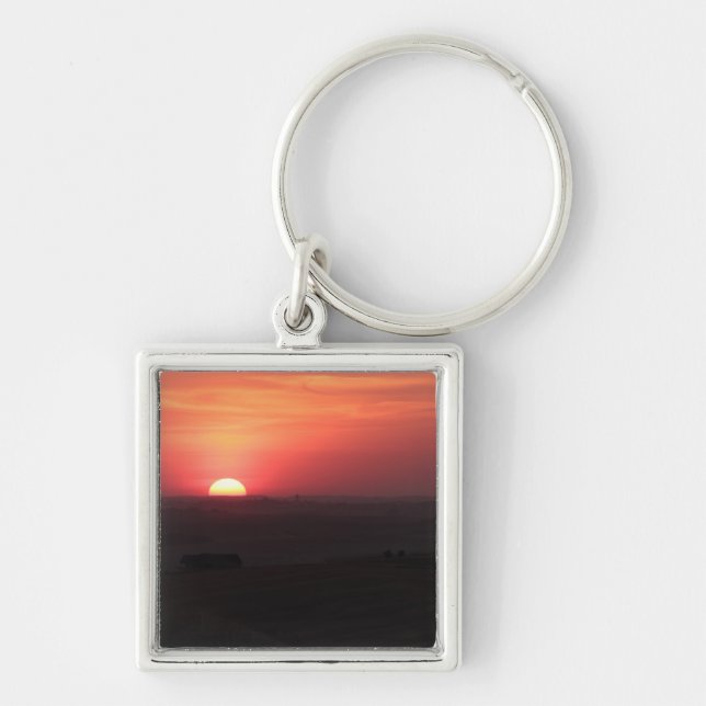 Sunset over the Palouse Key Ring (Front)