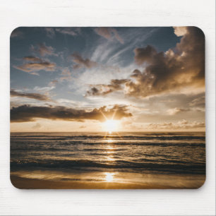 Sunset Over the Sea Mouse Pad