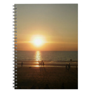 Sunset Over the Sea Notebook