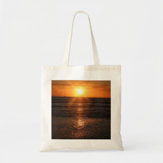 Sunset over the Sea Tote Bag