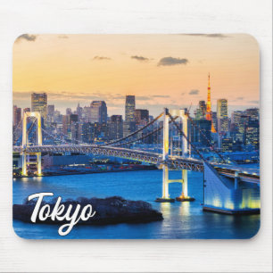 Sunset Over Tokyo, Japan Mouse Pad