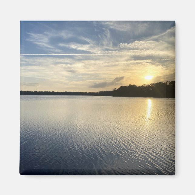 Sunset Over Wildcat Lake Magnet (Front)