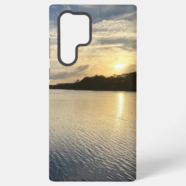 Sunset Over Wildcat Lake Samsung Phone Cases (Back)