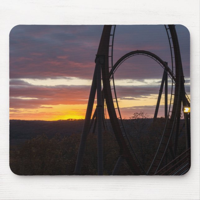Sunset Over Wildfire Mouse Pad (Front)