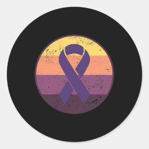Sunset Overdose Awareness Gift Classic Round Sticker