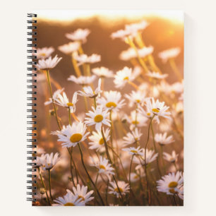 Sunset Oxeye Daisies Notebook
