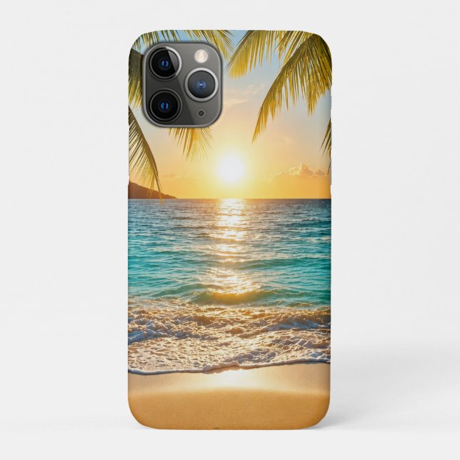 Sunset Palm Beach Case-Mate iPhone Case (Back)