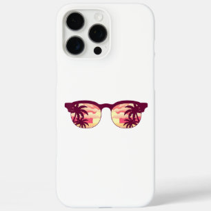 Sunset Palm Trees Beach Summer Vacation Tropical S iPhone 16 Pro Max Case