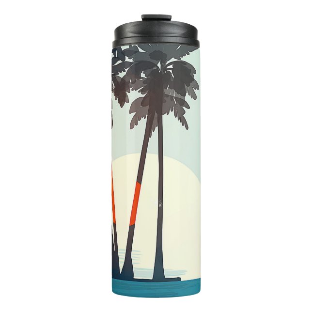 Sunset Palms Thermal Tumbler (Front)