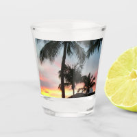 Sunset Palms Tropical Landscape Photography