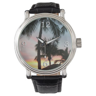 Sunset Palms Tropical Landscape Photography Watch
