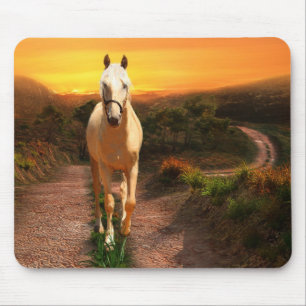 Sunset palomino mouse pad