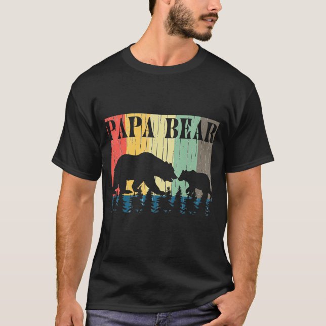 Sunset Papa Bear T-Shirt (Front)