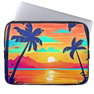 Sunset Paradise Artwork Laptop Sleeve