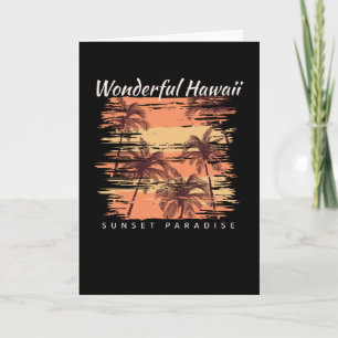 Sunset Paradise Card