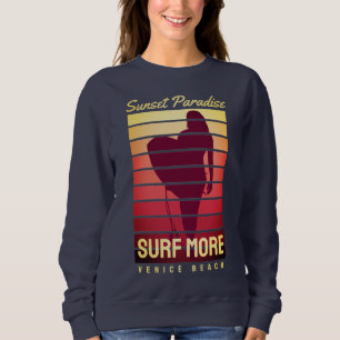 Sunset Paradise Surf  Sweatshirt