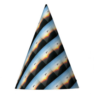 Sunset Paraglide Wanderlust Extreme Sports Art Party Hat