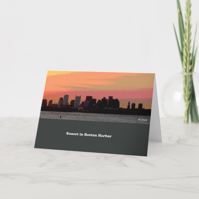 Sunset peace--blank card (Front)
