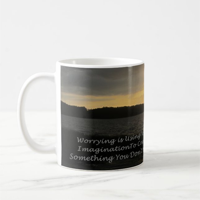 Sunset photo created into a coffee mug. coffee mug (Left)