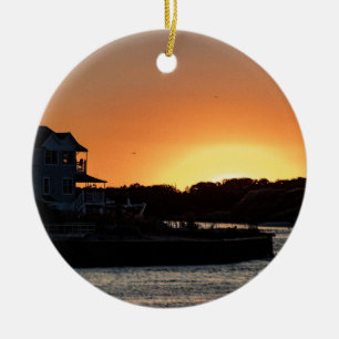 Sunset Photo Ornament