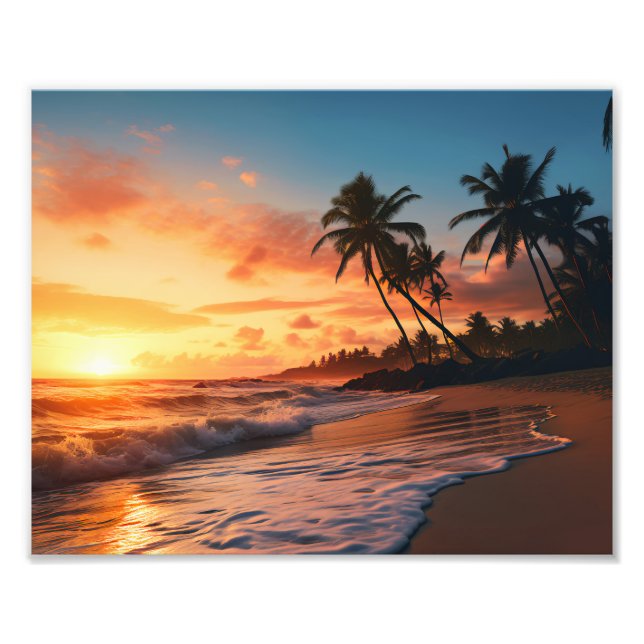 Sunset Photo Print (Front)