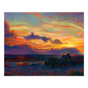 SUNSET PHOTO PRINT