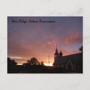 Sunset, Pine Ridge Postcard