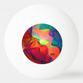 sunset ping pong ball