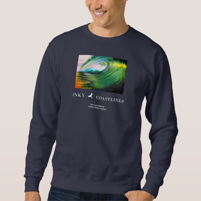Sunset Pipeline Men's Long Sleeve tee (Front)