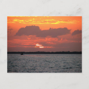 Sunset, Placencia, Belise Postcard