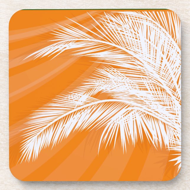 Sunset Plam Trees Coaster (Front)