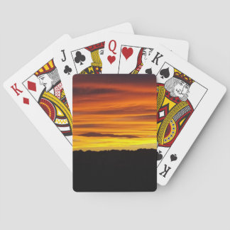 Sunset  playing cards