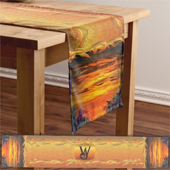 Sunset Plaza Marina 2584 Short Table Runner (Creator Uploaded)