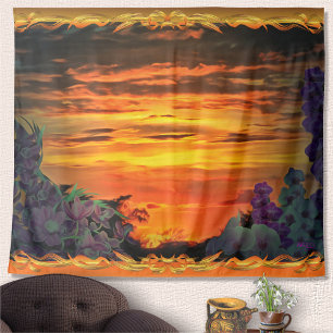 Sunset Plaza Marina 2584 Tapestry