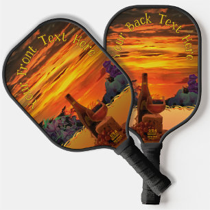 Sunset Plaza Marina Wine & Cheese 2584 Pickleball Paddle