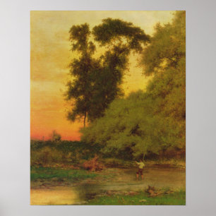 Sunset, Pompton, NJ Poster