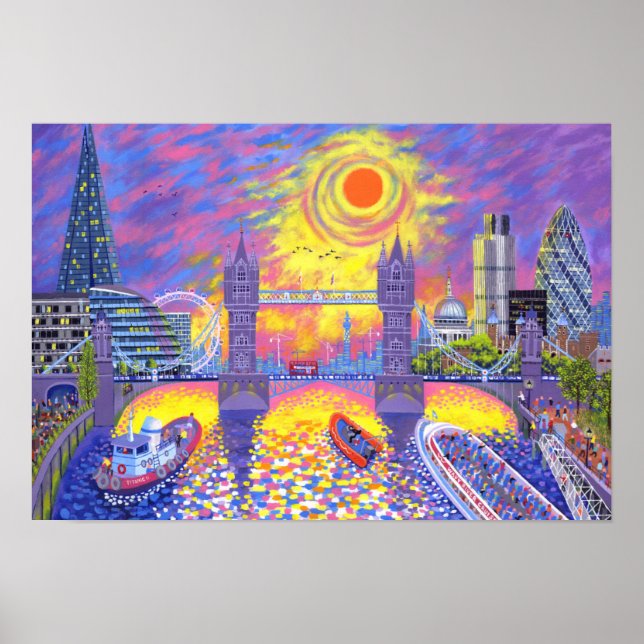 Sunset:Pool Of London 2013 Poster (Front)