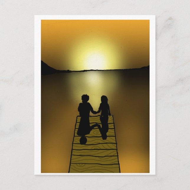Sunset Postcard (Front)