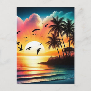 Sunset Postcard
