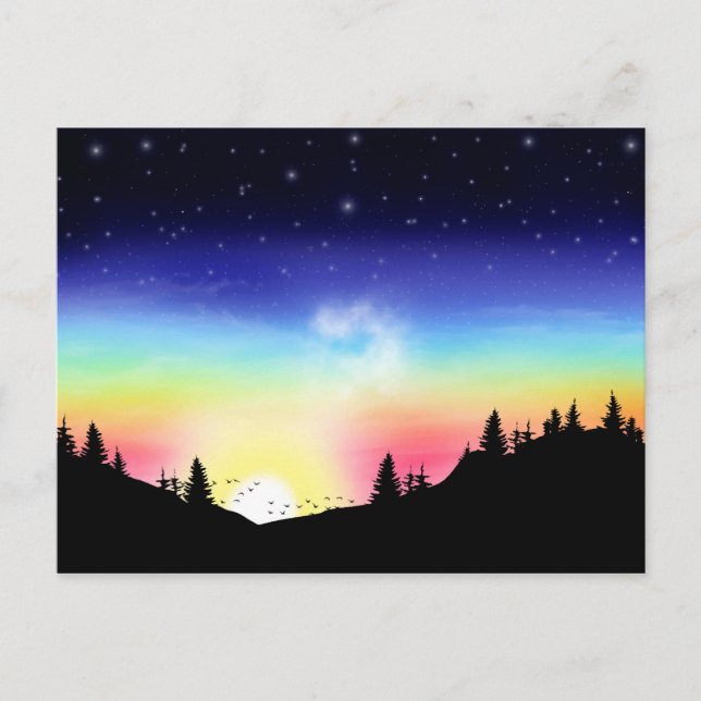 Sunset Postcard (Front)