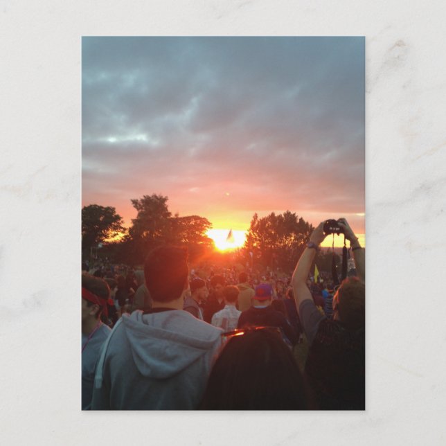 sunset postcard (Front)